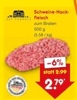 Aktuelles Schweine-Hackfleisch Angebot bei Netto Marken-Discount in Münster ab 2,79 €