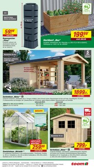 Gartenhaus im toom Baumarkt Prospekt "Respekt, wer's selber macht." mit 32 Seiten (Bochum)