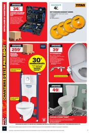 Promos WC dans le catalogue "CHANTIERS D'ÉTÉ À PRIX DÉPÔT" de Brico Dépôt WC en promo dans le catalogue Brico Dépôt à la page 14