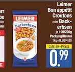 Backerbsen im EDEKA Prospekt Bon appétit Croutons von Leimer im aktuellen EDEKA Prospekt für 0,99 €