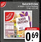 EDEKA Marienmünster - Kaiserbrötchen Angebot im Prospekt Kaiserbrötchen bei EDEKA im Marienmünster Prospekt für 0,69 €
