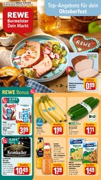 Aktueller REWE Prospekt, "Dein Markt", mit Angeboten der Woche, gültig von 15.09.2025 bis 15.09.2025