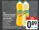 zuckerfreie Limonade im Angebot bei E center in Frankenberg zuckerfreie Limonade Angebote von deit bei E center Frankenberg für 0,89 €