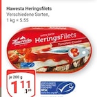 Heringsfilets Tomaten-Creme Angebote von Hawesta bei GLOBUS Saarbrücken für 1,11 €