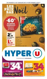 Catalogue Supermarchés Hyper U en cours à Florac et alentours, LES PRIX BAS de Noël, 44 pages, 02/12/2025 - 14/12/2025