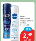 Aktuelles Deo-Spray Angebot bei budni in Berlin ab 2,49 €