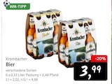 Aktuelle Krombacher Angebote bei Konsum in Dresden Aktuelles Bier Angebot bei Konsum in Dresden ab 3,99 €