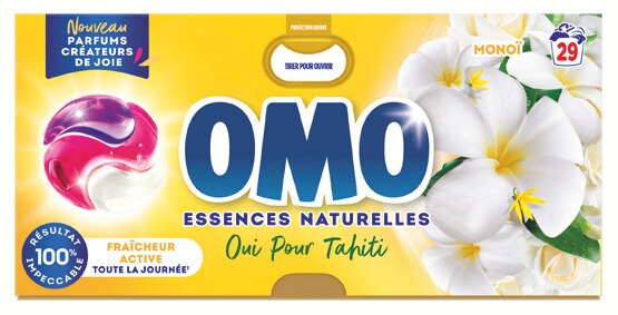 OMO Lessive capsules 3 en 1