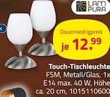 Touch-Tischleuchte von LAMPURA im aktuellen ROLLER Prospekt für 12,99 €