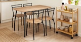 Gifi Vertou - Promo TABLE + 4 CHAISES Promo TABLE + 4 CHAISES à 69,00 € dans le catalogue Gifi à Vertou