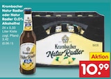 Natur Radler oder Natur Radler 0,0% Alkoholfrei Angebote von Krombacher bei Netto Marken-Discount Rhauderfehn für 10,99 €