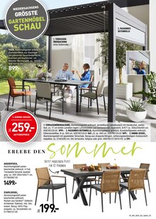 Garteneinrichtung im Möbel Wallach Prospekt "TIEFPREIS GARANTIE" mit 12 Seiten (Hannover)