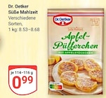 Süße Mahlzeit im Angebot bei GLOBUS in Kaarst Süße Mahlzeit Angebote von Dr. Oetker bei GLOBUS Kaarst für 0,99 €