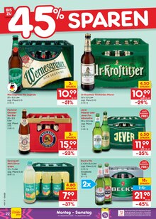 Beck's Pils Angebot im Netto Marken-Discount Prospekt, gültig von 07.09.2026 bis 12.09.2026 Beck's Pils Angebot im aktuellen Netto Marken-Discount Prospekt auf Seite 32