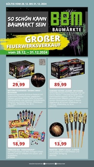 Feuerwerk im BBM Baumarkt Prospekt "So schön kann Baumarkt sein!" mit 4 Seiten (Delmenhorst)