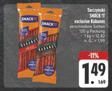 Aktuelle Mettwurst Angebote bei E center in Chemnitz Aktuelles SNACK IT exclusive Kabanos Angebot bei E center in Chemnitz ab 1,49 €