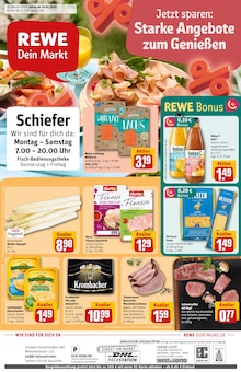 REWE Prospekt der Woche "Dein Markt" Seite 1, 18.05.2026 bis 23.05.2026 für Gelsenkirchen Aktueller REWE Prospekt "Dein Markt" Seite 1 von 31 Seiten für Gelsenkirchen