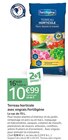 Terreau horticole avec engrais - Fertiligène en promo à 10,99 € chez Jardiland Terreau horticole avec engrais - Fertiligène dans le catalogue Jardiland