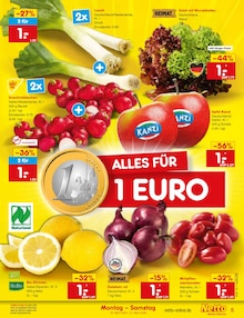 Gemüse im Netto Marken-Discount Prospekt "Aktuelle Angebote" mit 64 Seiten (Remscheid)