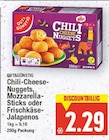 Chili-Cheese-Nuggets, Mozzarella-Sticks oder Frischkäse-Jalapenos von Gut & Günstig im aktuellen E center Prospekt