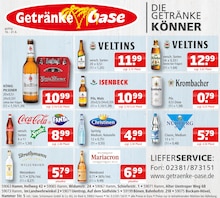 Krombacher im Getränke Oase Prospekt "Aktuelle Angebote" mit 1 Seiten (Hamm)