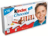 Barres Chocolatées - KINDER en promo à 1,14 € chez Hyper U Barres Chocolatées - KINDER dans le catalogue Hyper U