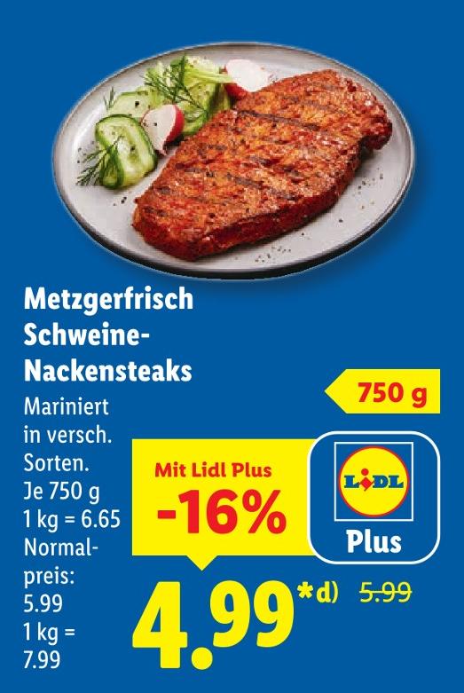 Schweine-Nackensteaks