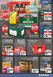 Becks im EDEKA Prospekt in Leverkusen Aktueller EDEKA Prospekt mit Becks, "Aktuelle Angebote", Seite 19