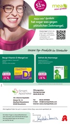 mea - meine apotheke Prospekt für Rüsselsheim mit 4 Seiten mea - meine apotheke Prospekt für Rüsselsheim: "Unsere Oktober-Angebote", 4 Seiten, 01.10.2026 - 31.10.2026