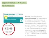 Loperamid akut bei LINDA Partnerapotheke im Prospekt "" für 3,49 €