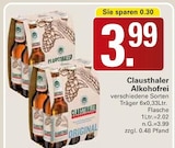 Clausthaler Alkohofrei im Angebot bei WEZ in Löhne Clausthaler Alkohofrei Angebote bei WEZ Löhne für 3,99 €