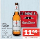 König Pilsener im Angebot bei Getränke Oase in Bergkamen König Pilsener Angebote bei Getränke Oase Bergkamen für 11,99 €