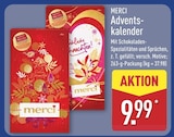 Adventskalender im ALDI Nord Prospekt Adventskalender von Merci im aktuellen ALDI Nord Prospekt für 9,99 €