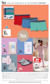 Promos Pyjama Fille dans le catalogue "Tex" de Carrefour à la page 12 Promos Pyjama Fille dans le catalogue "Tex" de Carrefour à la page 12