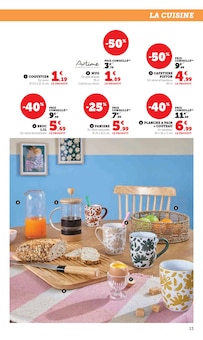 Promotion Tasse dans le prospectus Hyper U, valable du 03/02/2026 au 15/02/2026 Promo Tasse dans le catalogue Hyper U du moment à la page 13