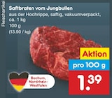 Saftbraten vom Jungbullen Angebote bei Netto Marken-Discount Pulheim für 1,39 €