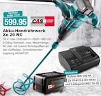 Akku-Handrührwerk Xo 20 NC bei RHG Baucentrum im Prospekt "" für 713,94 €