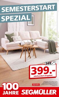 Ecksofa im Segmüller Prospekt "SEMESTERSTART SPEZIAL" mit 24 Seiten (München)