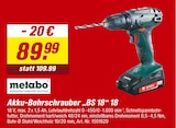 Aktuelle Bohrmaschine Angebote bei toom Baumarkt in Lübeck Aktuelles Akku-Bohrschrauber „BS 18“ 18 Angebot bei toom Baumarkt in Lübeck ab 89,99 €