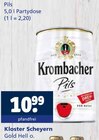 Aktuelle Krombacher Angebote bei Getränkewelt in Kaarst Aktuelles Pils Angebot bei Getränkewelt in Kaarst ab 10,99 €