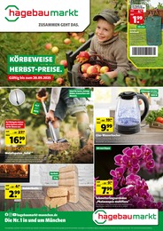 Hagebaumarkt Prospekt: "KÖRBEWEISE HERBST-PREISE.", 8 Seiten, 13.09.2025 - 20.09.2025