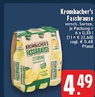 Fassbrause Zitrone Angebote von Krombacher's bei E center Borken für 4,49 €