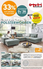 Aktueller Opti-Wohnwelt Möbel & Einrichtung Prospekt in Lilienthal und Umgebung, "Polsterwochen" mit 22 Seiten, 26.09.2025 - 25.10.2025