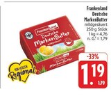 Deutsche MarkenButter bei EDEKA im Prospekt "" für 1,19 €