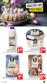 Sahne im EDEKA Prospekt "Aktuelle Angebote" mit 76 Seiten (Heilbronn)