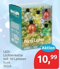 LED-Lichterkette mit 10 Lampen von Party Lights für 10,99 € bei budni im Angebot LED-Lichterkette mit 10 Lampen von Party Lights im aktuellen budni Prospekt