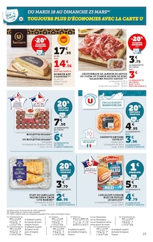 Promo Filet de cabillaud pané dans le catalogue Super U du moment à la page 23