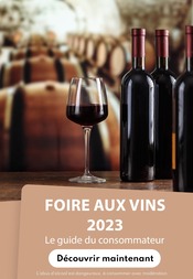 Catalogue Autres Magasins Magazine en cours à Blaye et alentours, "Foire aux vins 2023 : le guide du consommateur", 1 page, 28/08/2023 - 29/10/2023