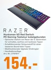 Huntsman V2 Red Switch PC Gaming Tastatur kabelgebunden bei Saturn im Prospekt "TECHNIK-BOOSTER" für 154,00 €