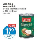 Kokosmilch cremig im V-Markt Prospekt Kokosmilch cremig von Lien Ying im aktuellen V-Markt Prospekt für 1,99 €